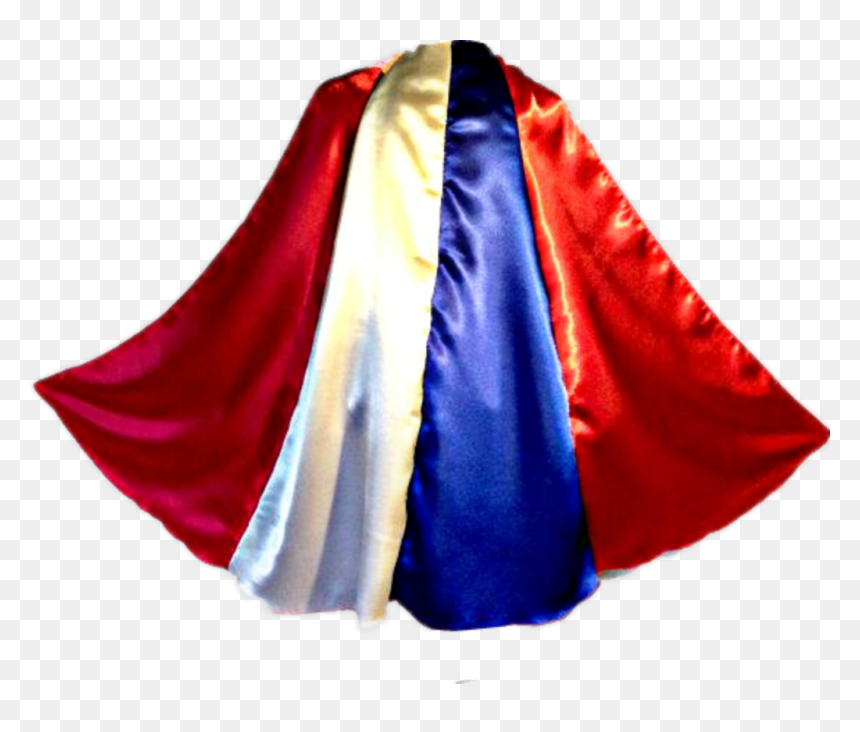 #cape #wonderwoman #merica #superhero #redwhiteandblue - Silk, HD Png Download - super hero cape png