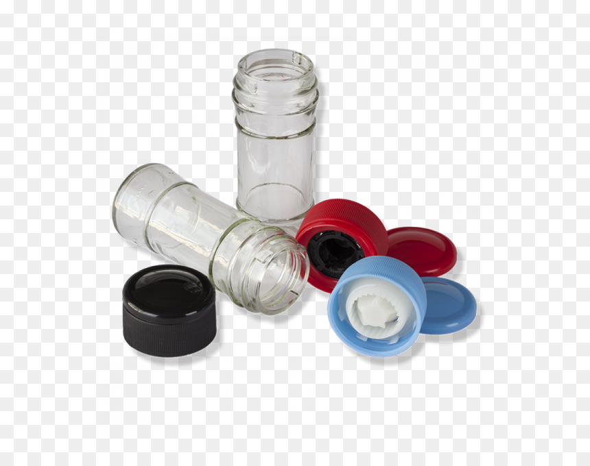 Anfra Glass Jar For Grinder Cap - Glass Bottle Grinder Cap, HD Png Download - glass jar png