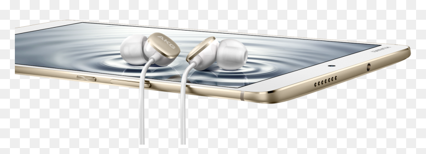 Huawei Mediapad M3 With Akg Earphones - Huawei Mediapad M3 Lite Silver, HD Png Download - clothes rack png