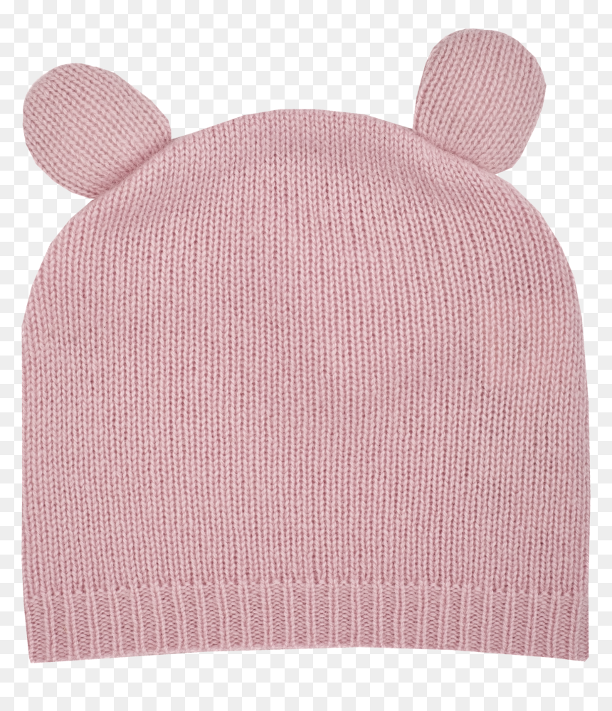 Knit Cap, HD Png Download - pink teddy bear png