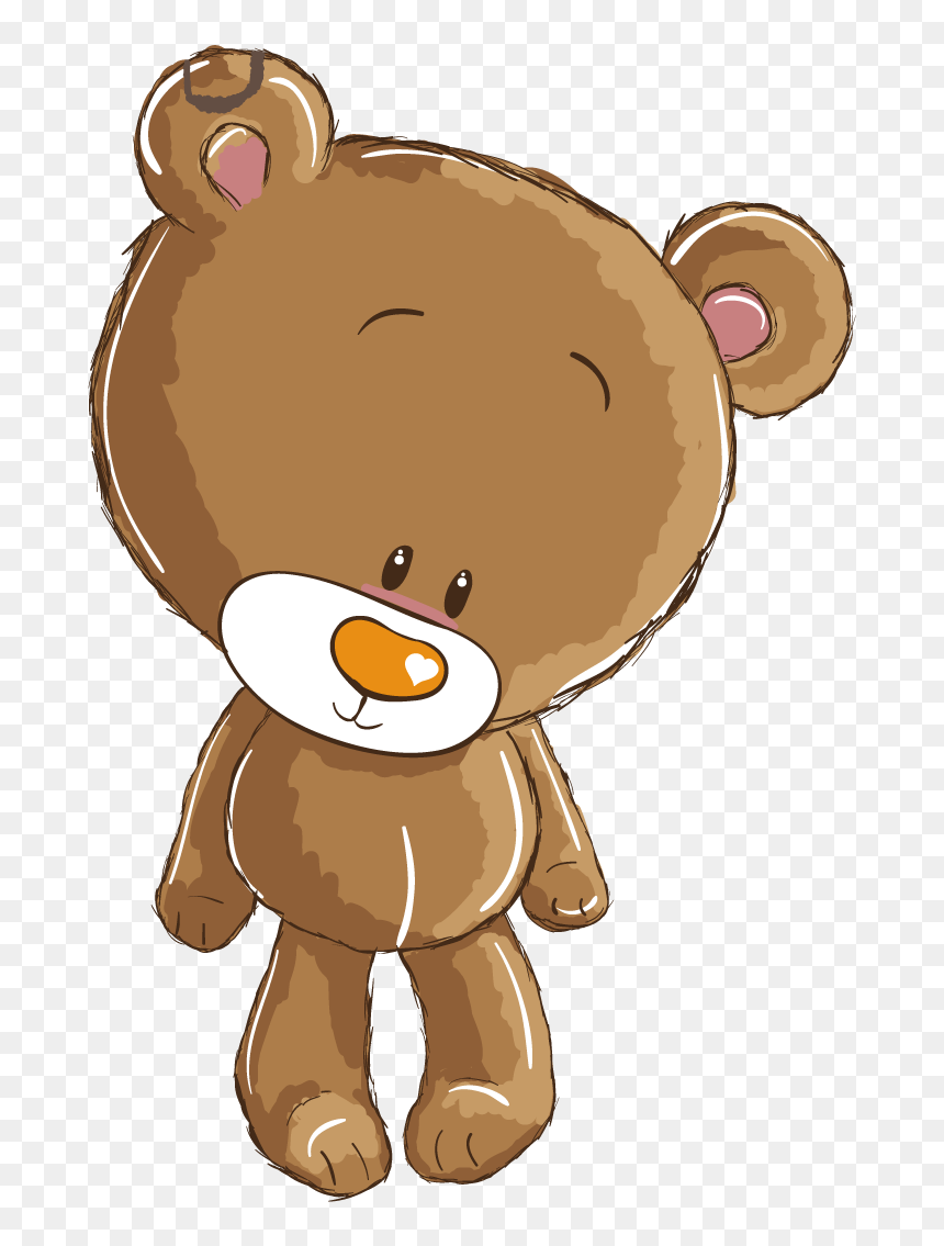 Infant Clipart Baby Brown - Teddy Bear Baby Shower Png, Transparent Png - pink teddy bear png
