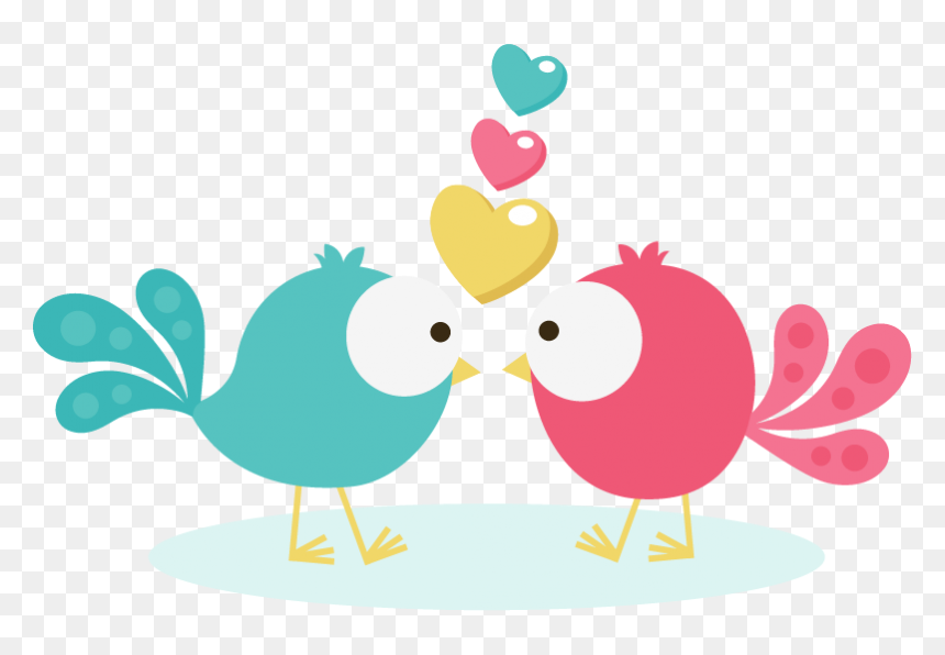 Birds In Love Png, Transparent Png - beijo png