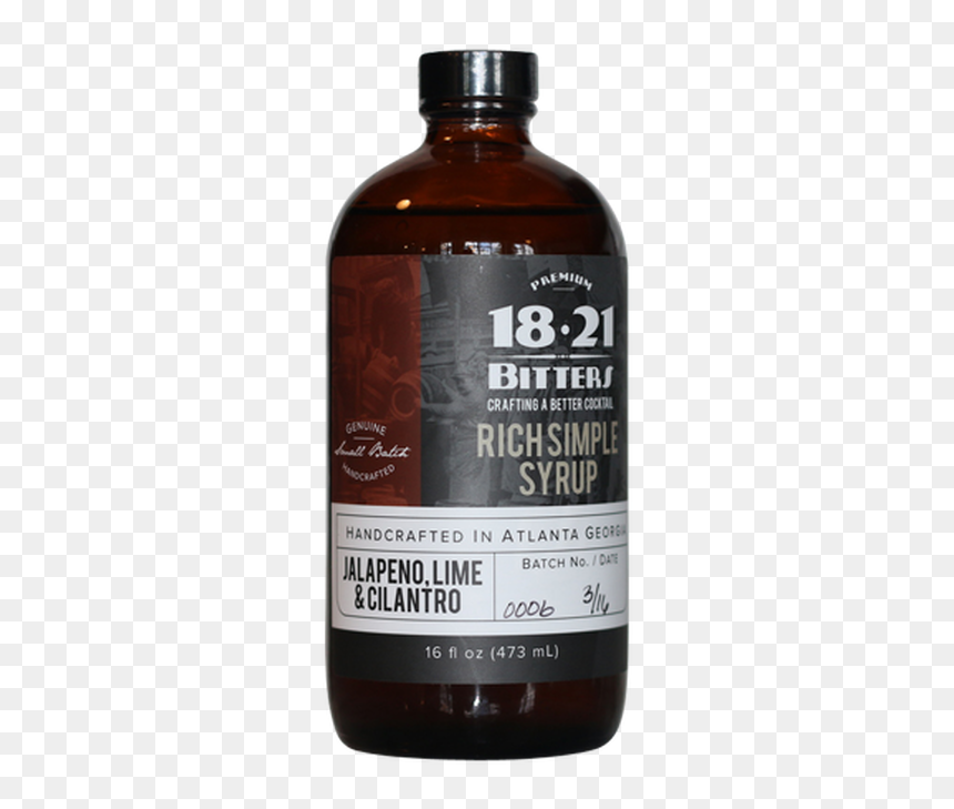 21 Jalapeno, Lime, Cilantro Syrup 480ml - Glass Bottle, HD Png Download - jalapenos png
