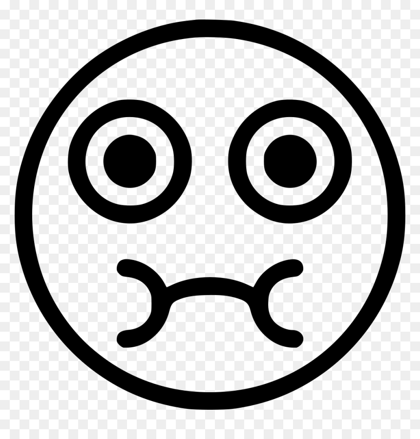Png File Circle - Black And White Sick Face, Transparent Png - sick person png