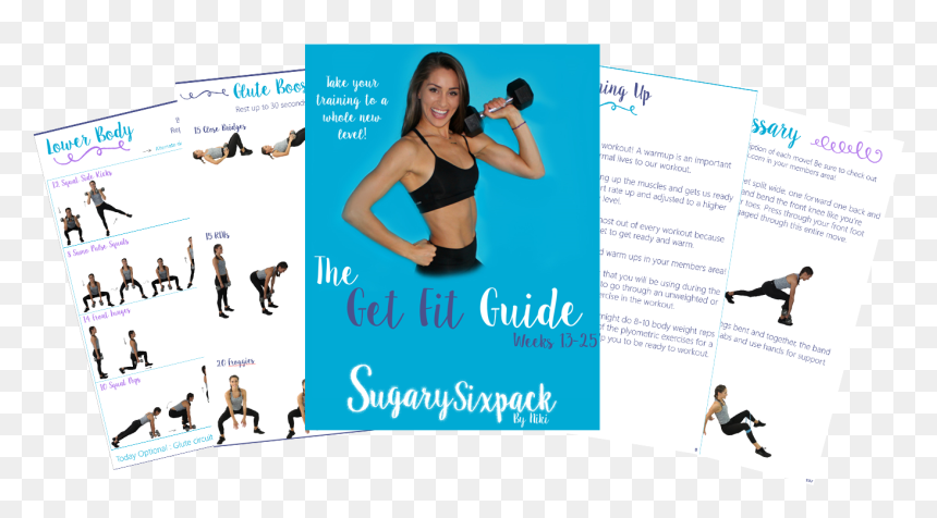 Transparent Six Pack Abs Png - Get Fit Guide Pdf Sugary Six Pack, Png Download - six pack abs png