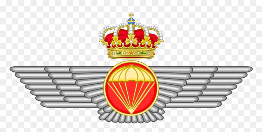 Spanish Air Force Logo, HD Png Download - parachute clipart png