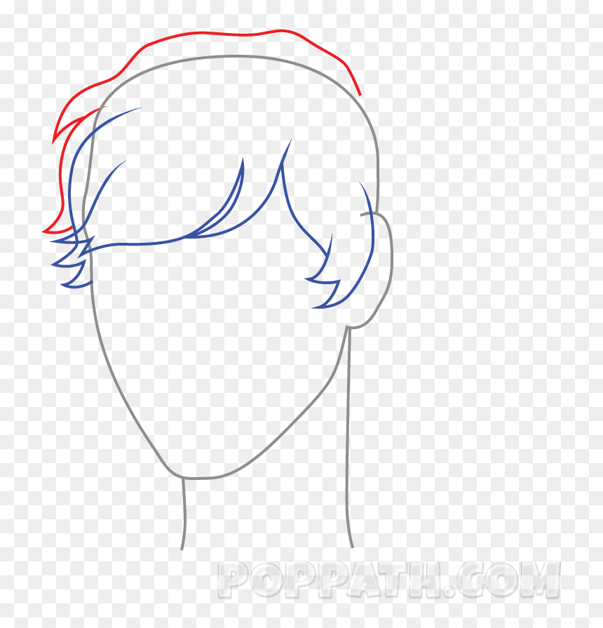Transparent Man Hair Png, Png Download - man hair png