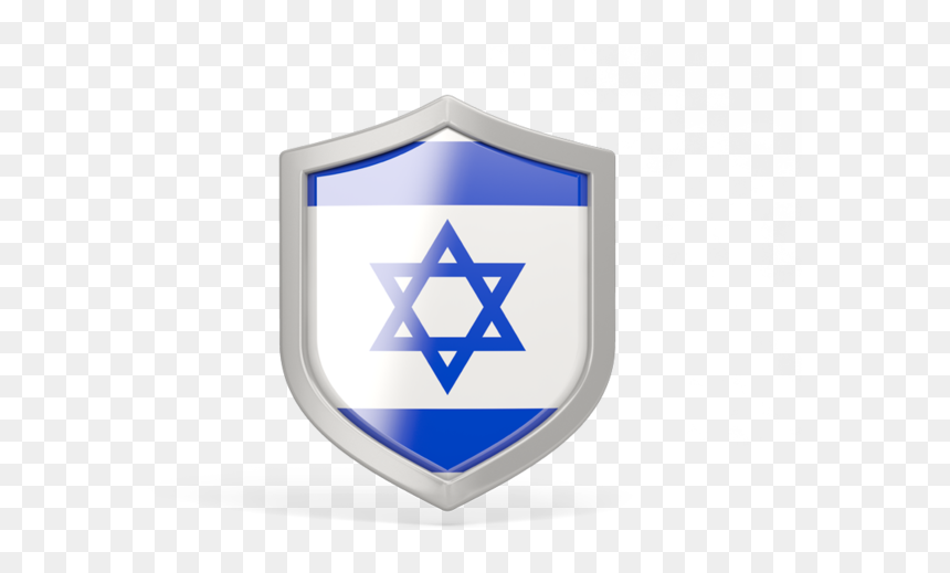 Download Flag Icon Of Israel At Png Format - Israel Flag Shield Png, Transparent Png - shield png transparent