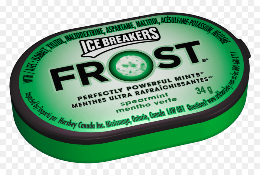 Ice Breakers Frost Spearmint, HD Png Download - spearmint png