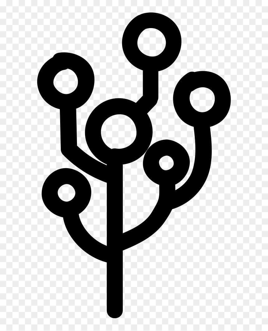 Tree With Balls On The Top Of The Branches - Portable Network Graphics, HD Png Download - top of tree png