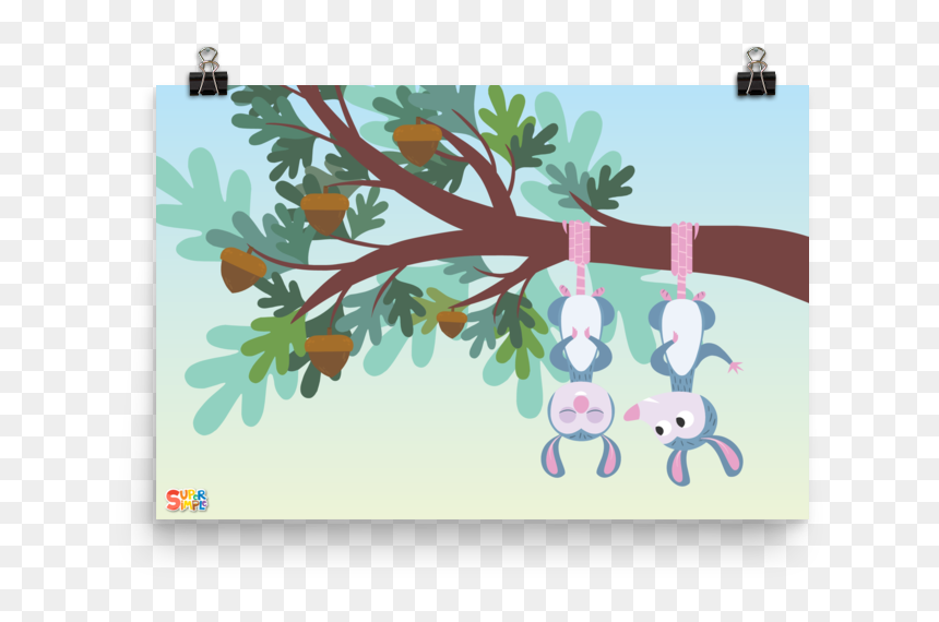 Tree Top Png -treetop Family Possum Print, Transparent Png - top of tree png