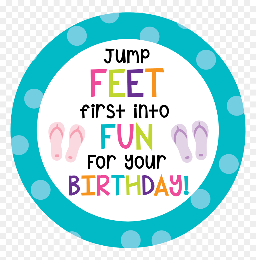 Pedicure Gift Tags - Circle, HD Png Download - gift tags png
