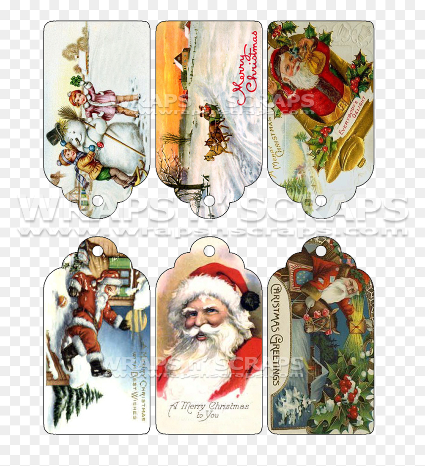 Transparent Gift Tag Png - Victorian Christmas Tags, Png Download - gift tags png