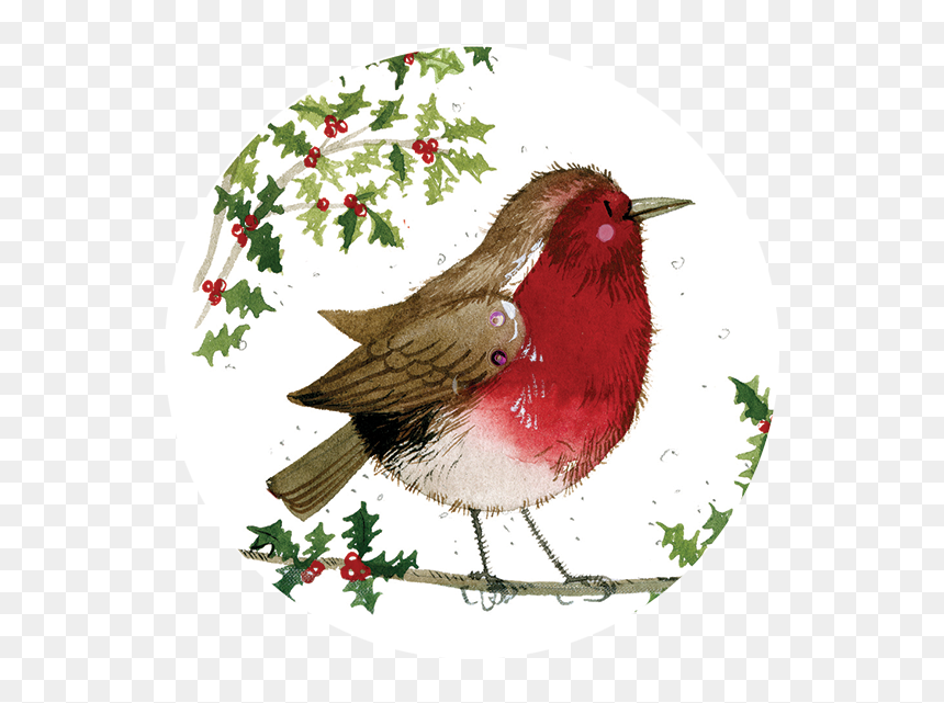 Alex Clark Robin Special Friend Christmas Card, HD Png Download - gift tags png