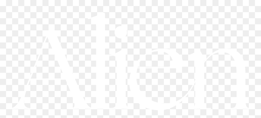 Alien White Text - Johns Hopkins Logo White, HD Png Download - magazine covers png
