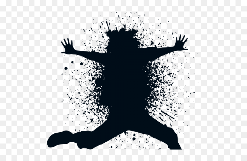 Splatter Png Transparent Images - Black Spred Color Png Hd, Png Download - splater png