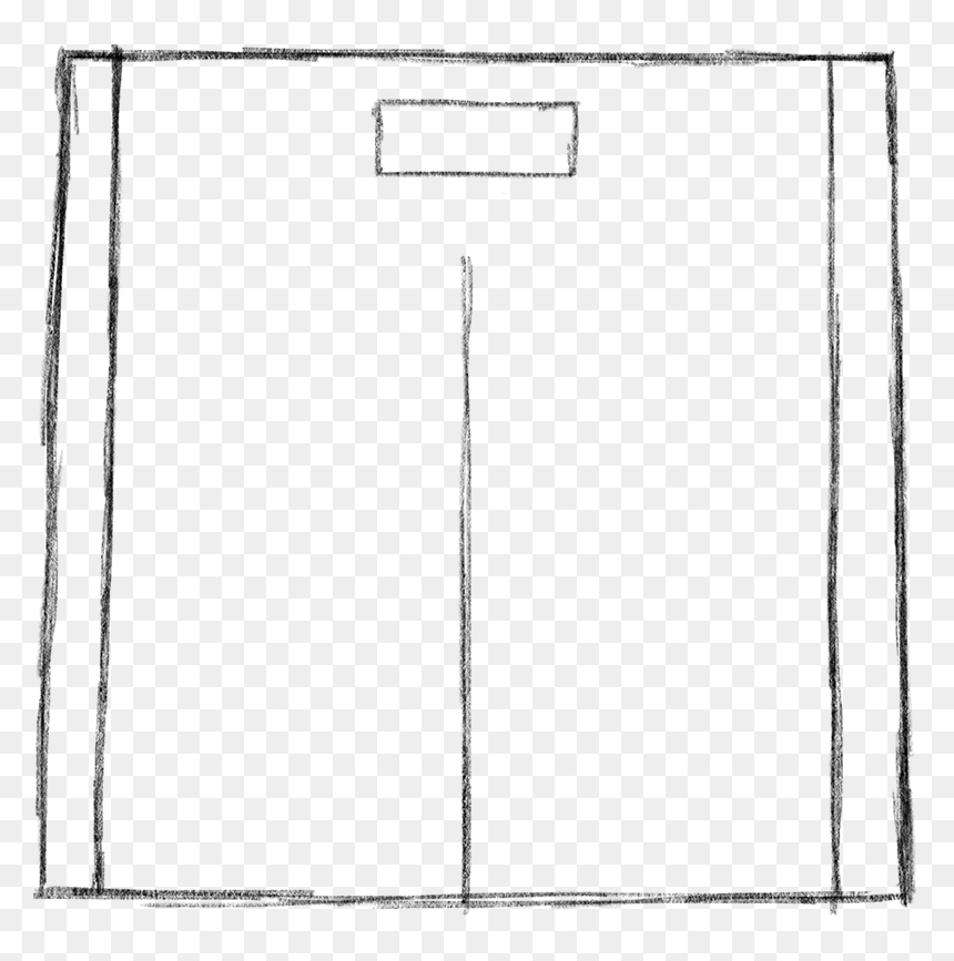 Line Art, HD Png Download - weight loss scale png