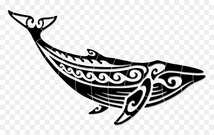 Contemporary Tribal Humpback Whale - Tribal Whale, HD Png Download - baby whale png