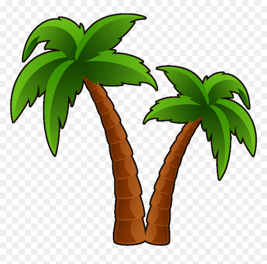 Palm Trees Clipart Png, Transparent Png - real palm tree png
