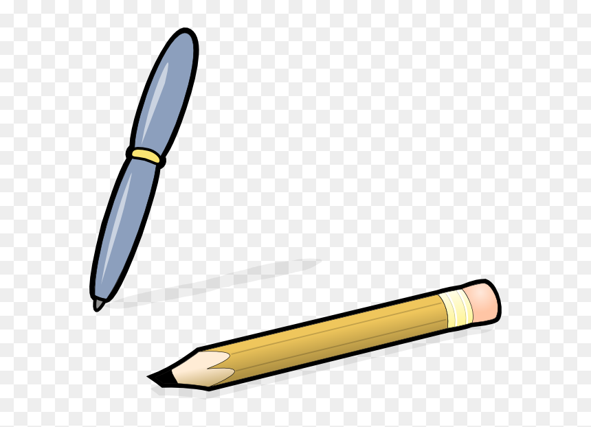 Pencil Writing Clipart Png - Pen And Pencil Clipart, Transparent Png - writing clipart png