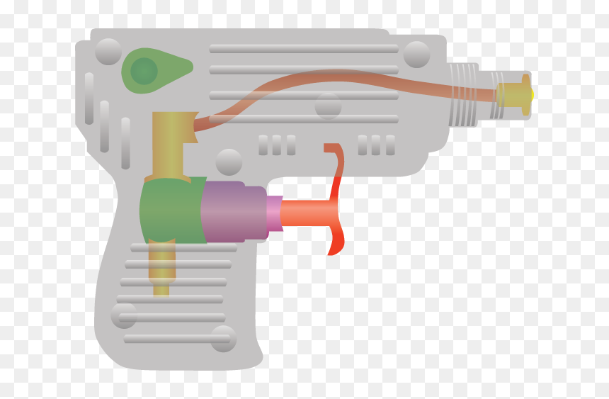 516 Water Gun - Water Gun Clip Art, HD Png Download - squirt gun png