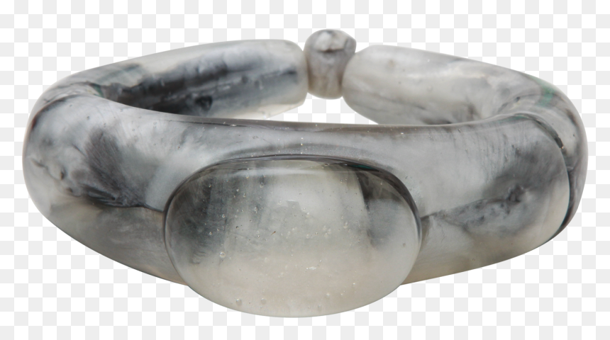 Bracelet Logane En Résine Artisanale Couleur Nuage - Titanium Ring, HD Png Download - nuage png