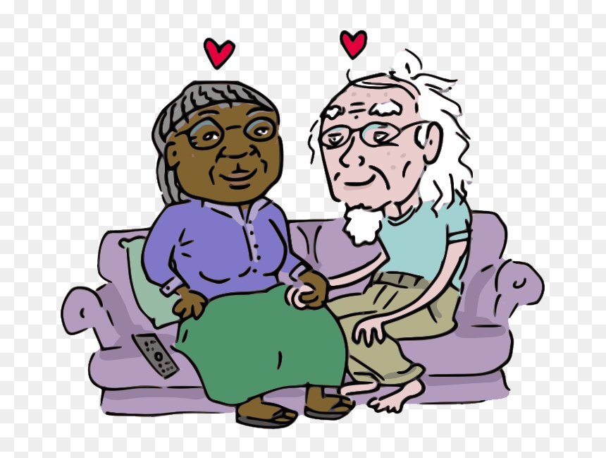 Free To Use Public Domain Couple Clip Art - Old Husband And Wife Jokes, HD Png Download - old couple png