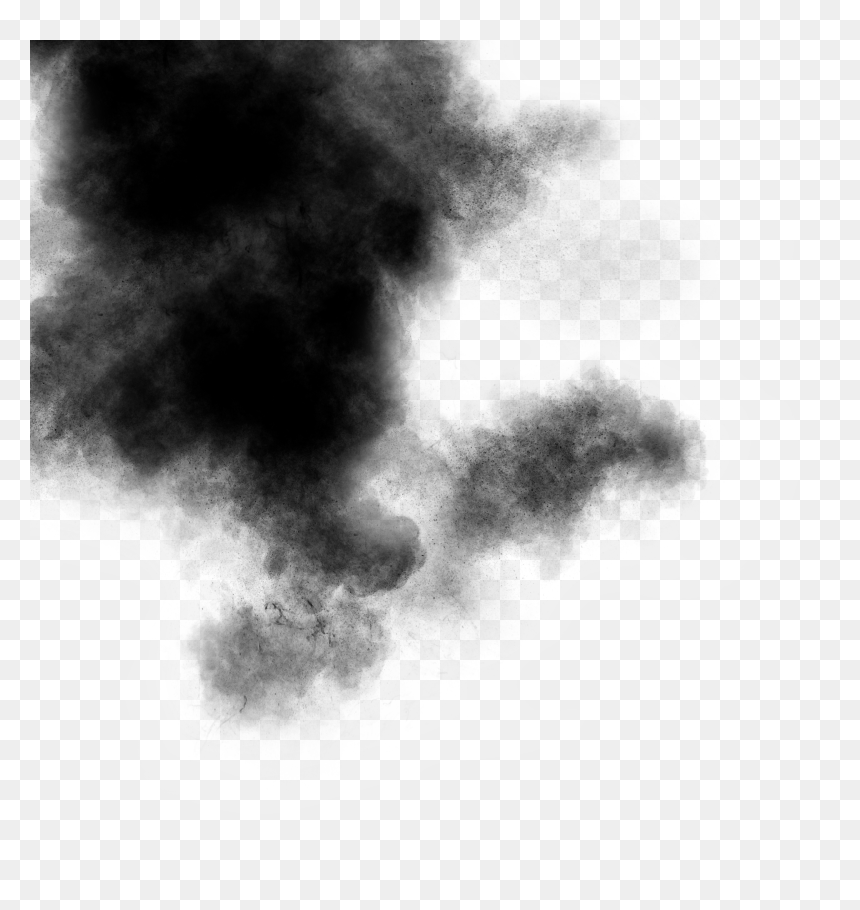 Monochrome, HD Png Download - rising smoke png
