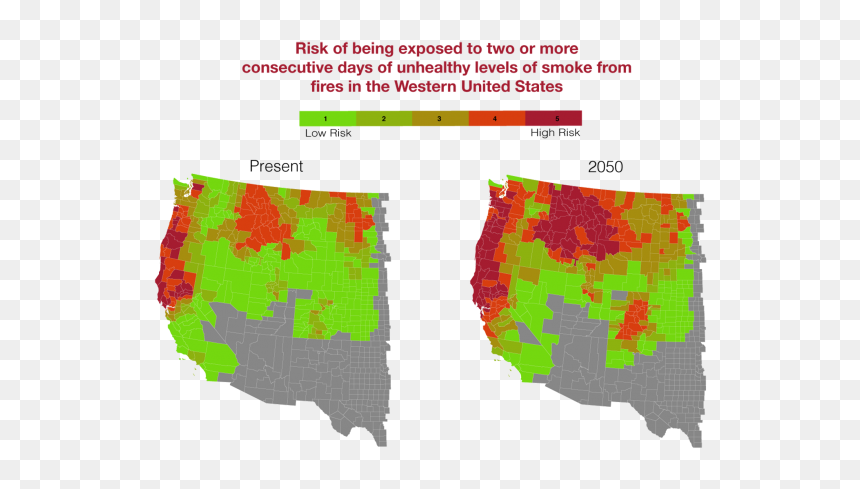 From Sea To Rising Sea Climate Change In America - Map, HD Png Download - rising smoke png