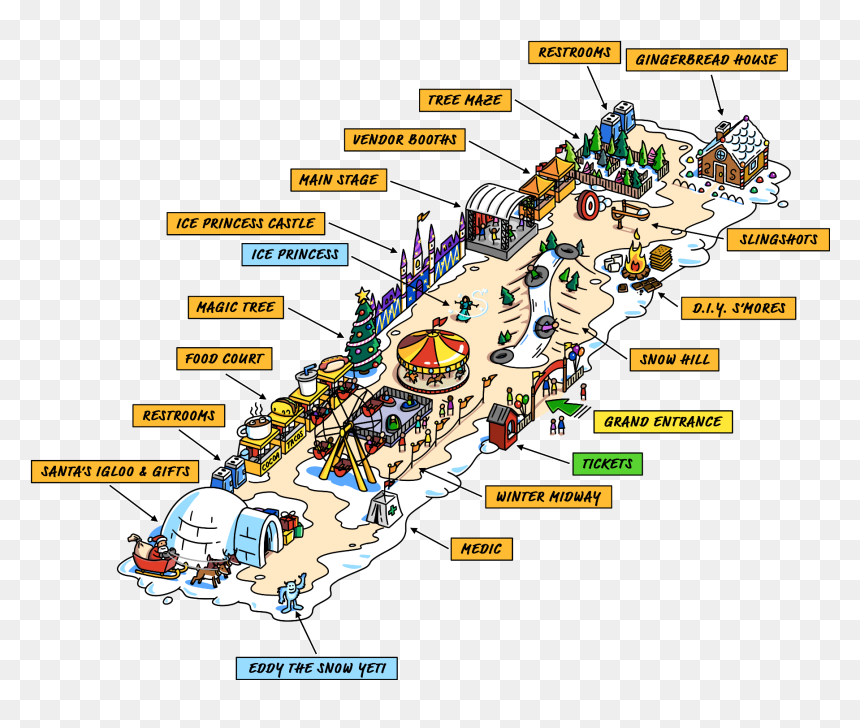 Diagram, HD Png Download - ice castle png