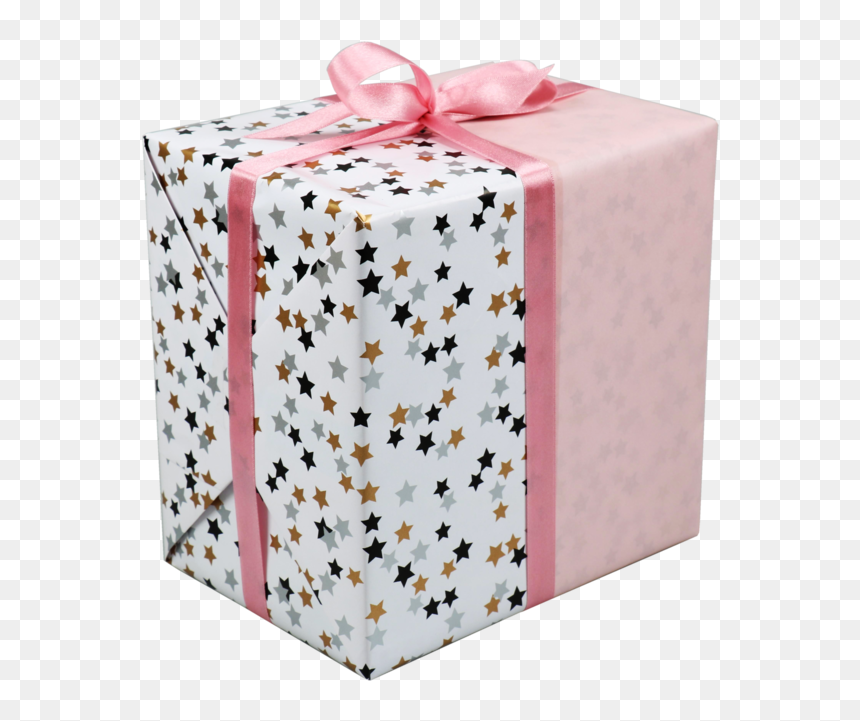 Box, HD Png Download - pink stars png