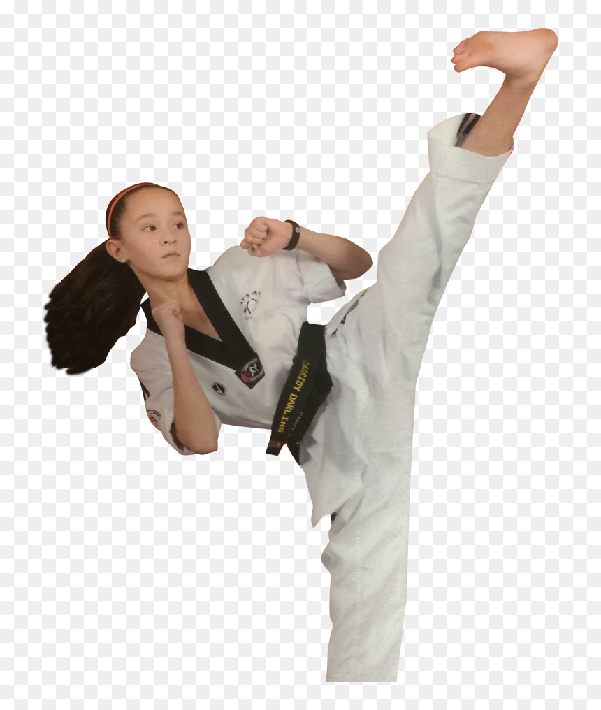 Transparent Taekwondo Png - Young Girl Karate, Png Download - young girl png