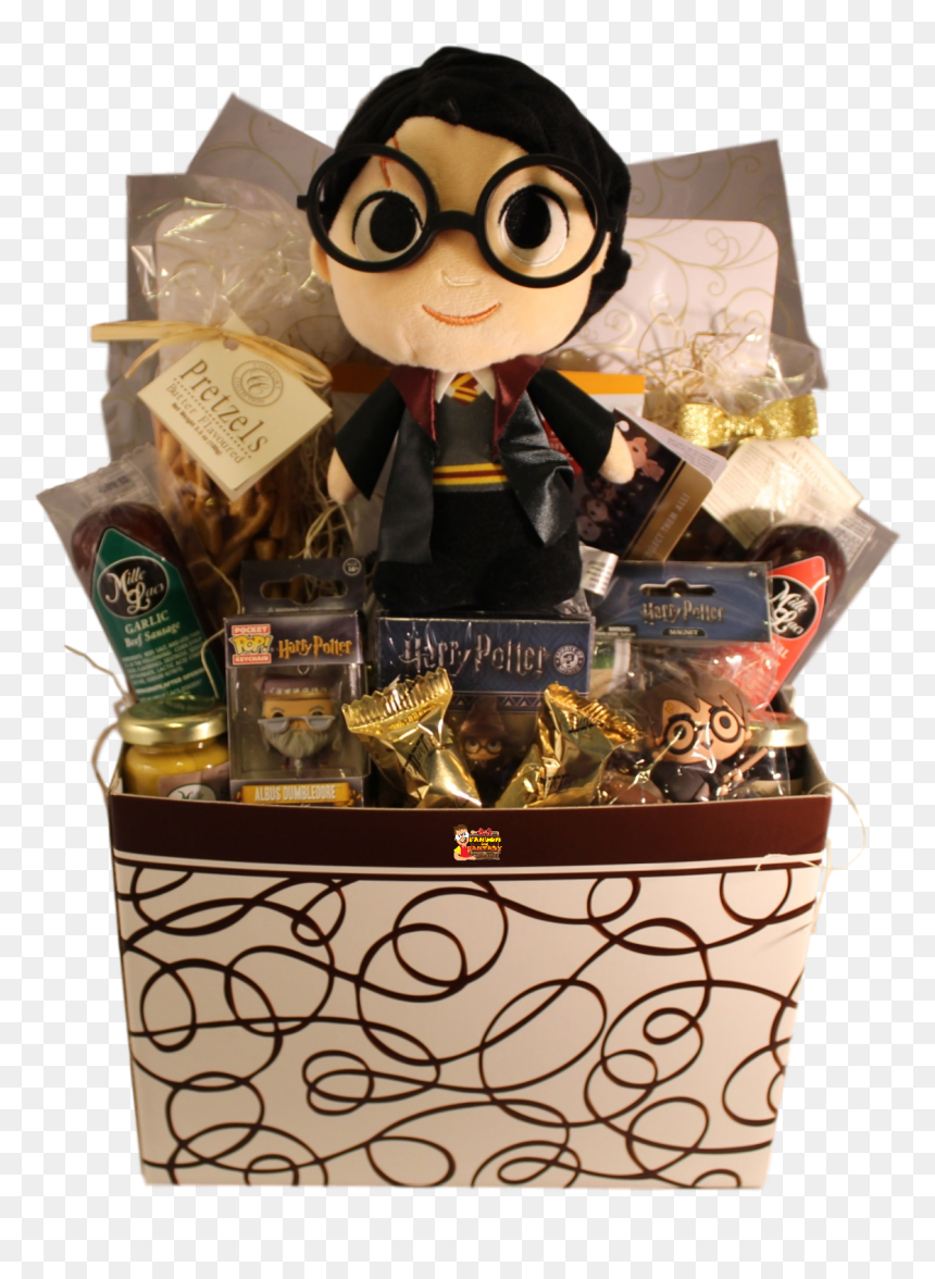 Harry Potter Christmas Gift Basket, HD Png Download - harry potter broom png