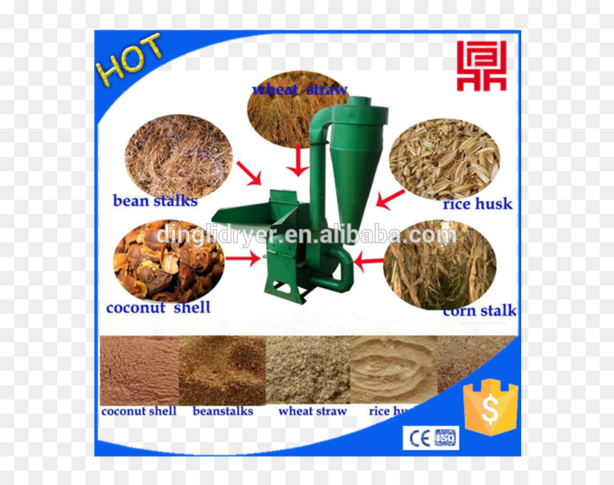 Corn Stalk Hammer Mill Crusher 2016 Factory Direct, HD Png Download - corn stalks png