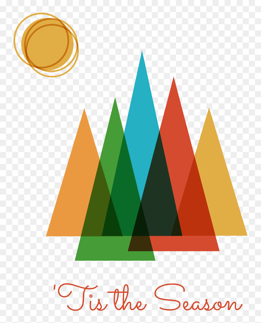 "tis The Season - Graphic Design, HD Png Download - trees plan view png