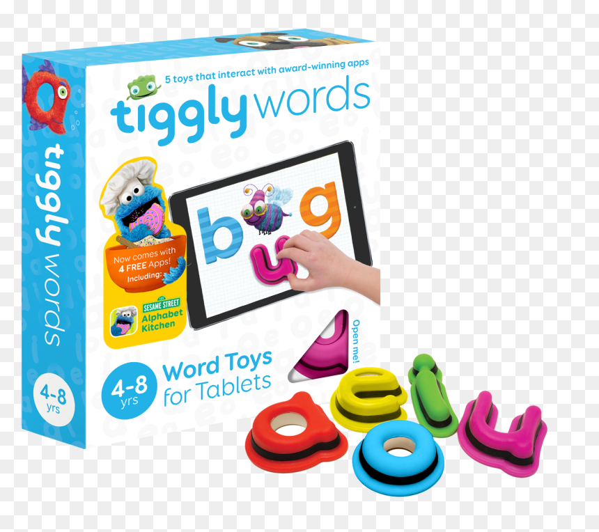 Words Sesame - Tiggly Words, HD Png Download - baby sesame street png