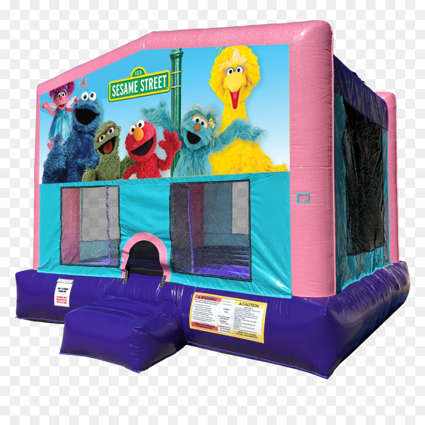 Austin Bounce House Rentals - Adventures Of Elmo In Grouchland Follow, HD Png Download - baby sesame street png