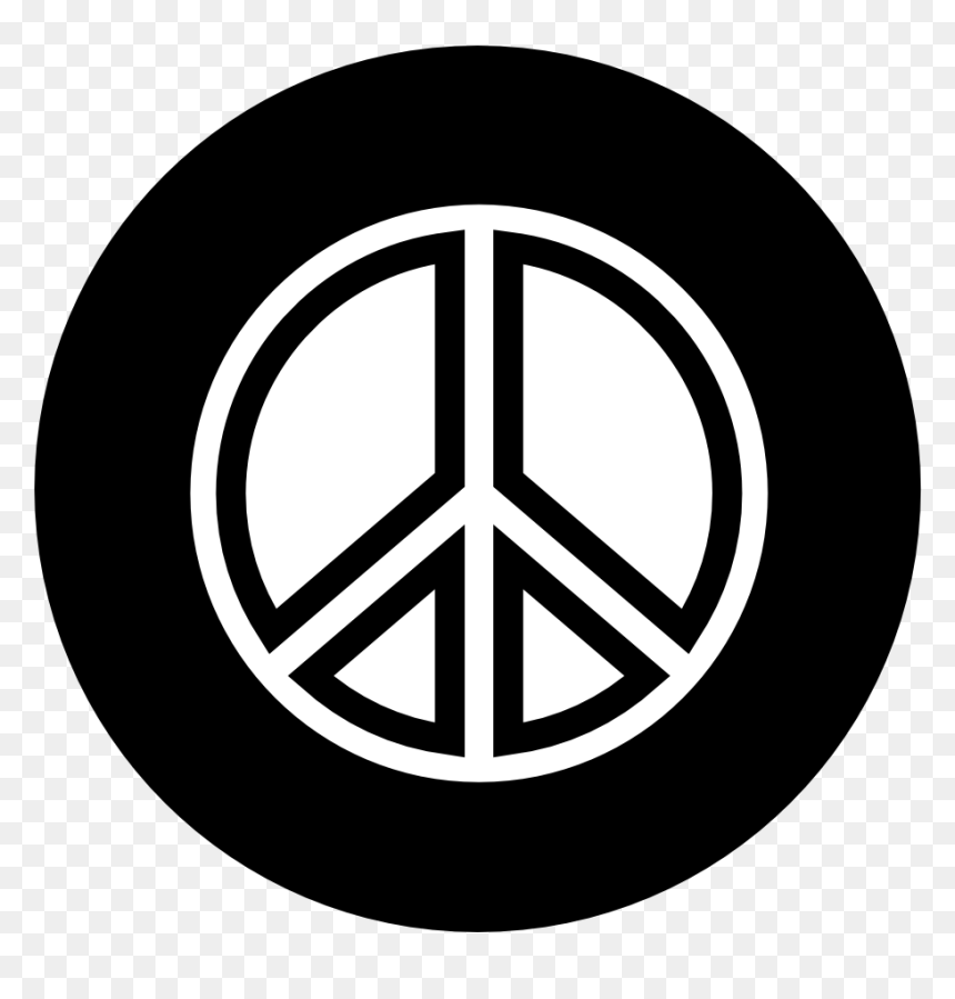 Respectful Symbol, HD Png Download - white peace sign png