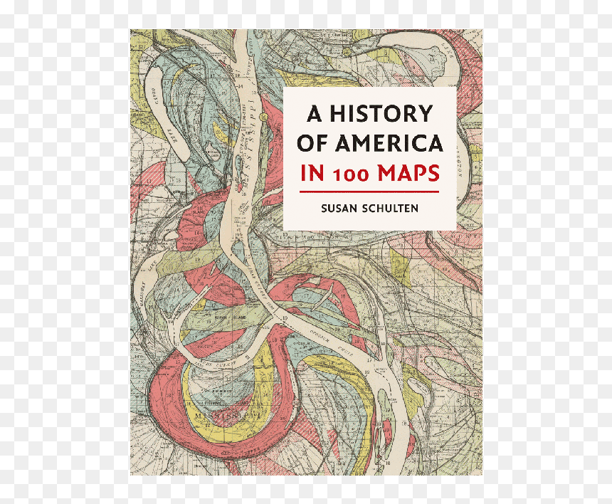 History Of America In 100 Maps, HD Png Download - history book png