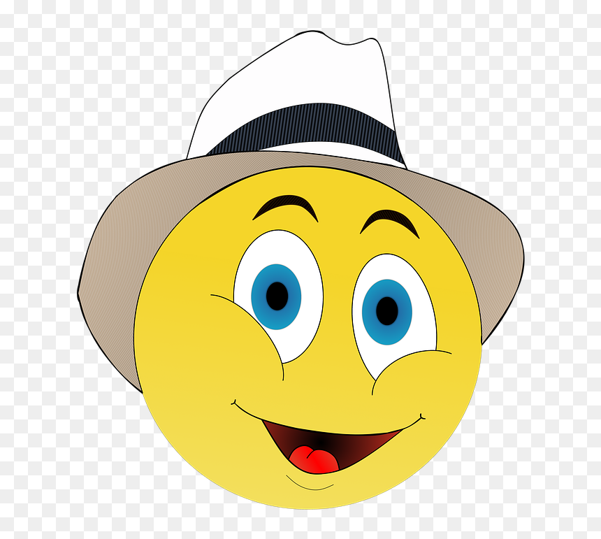 Smiley, HD Png Download - summer hat png