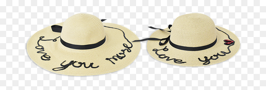 Beach Hat Mother Daughter, HD Png Download - summer hat png