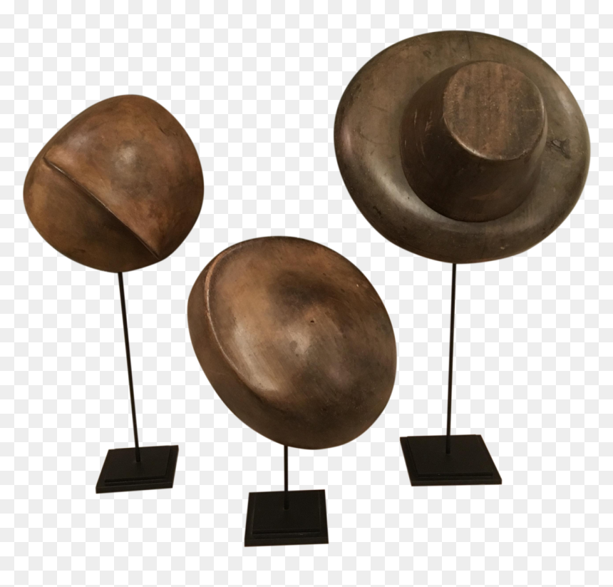 Set Of 3 French Millinary Hat Molds - Sculpture, HD Png Download - french hat png