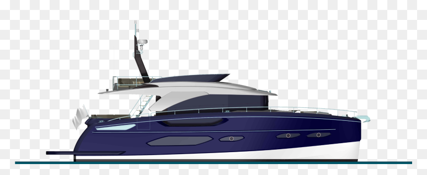 Jetten 55 Fly Profile - Luxury Yacht, HD Png Download - speedboat png