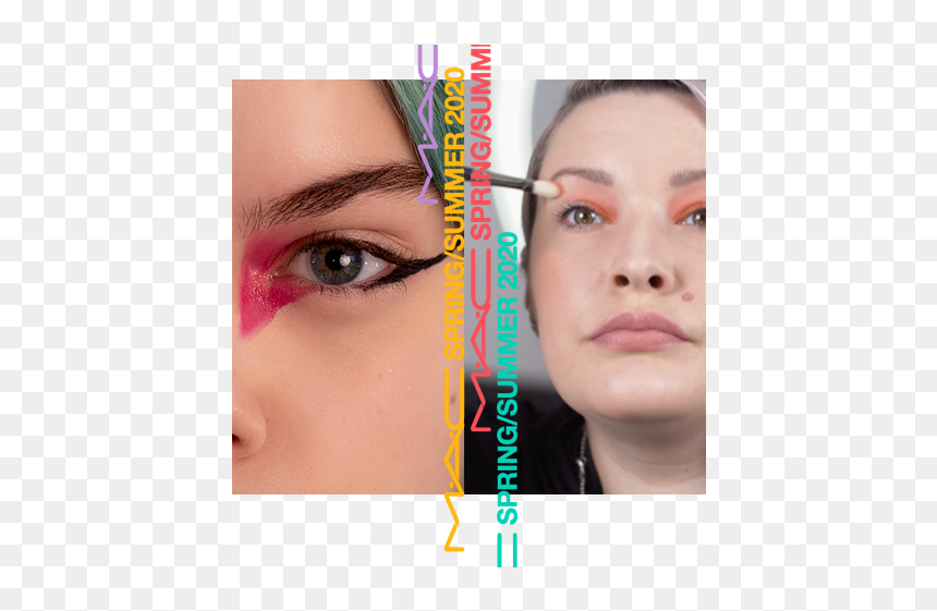 2020 Spring Summer Make Up Trends, HD Png Download - mac makeup png