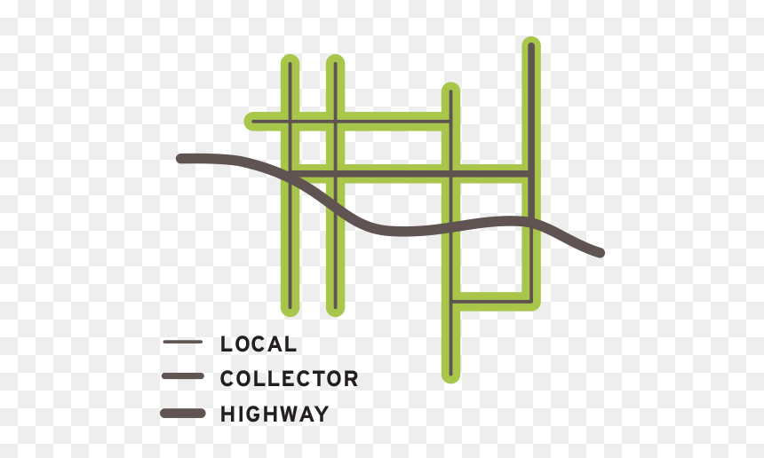 Diagram, HD Png Download - bike lane png