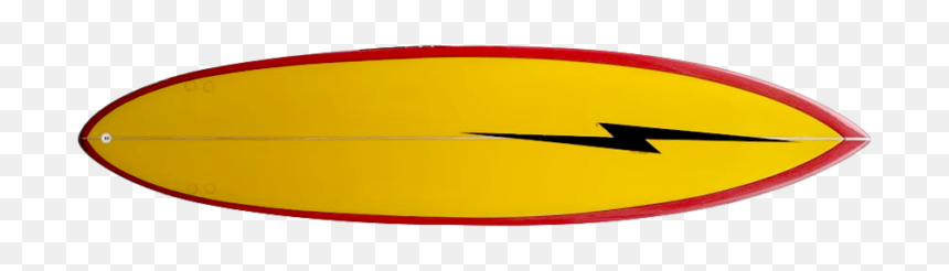 Surfboard, HD Png Download - lightning bolt.png
