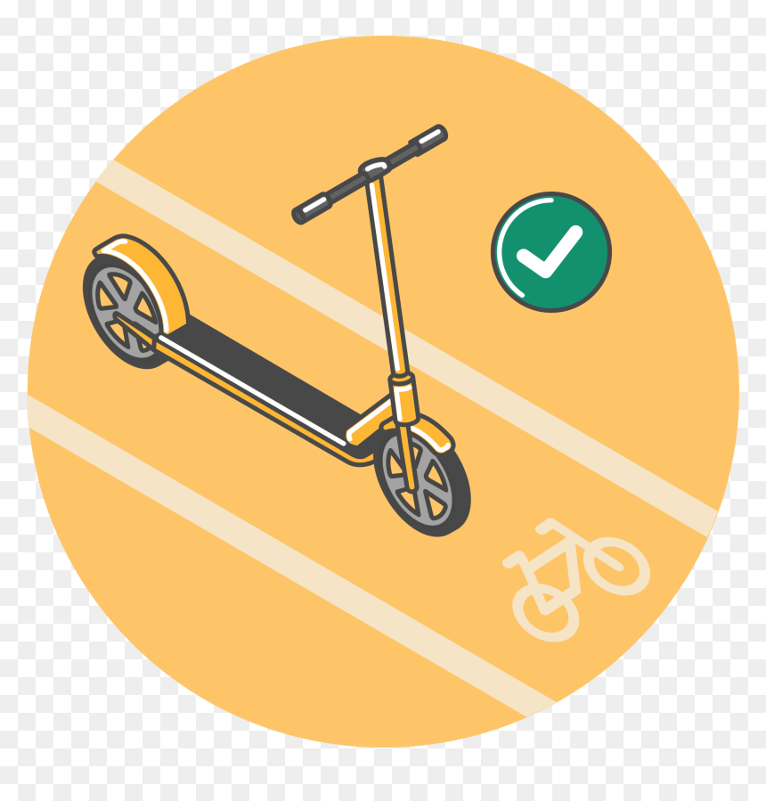 Circle, HD Png Download - bike lane png