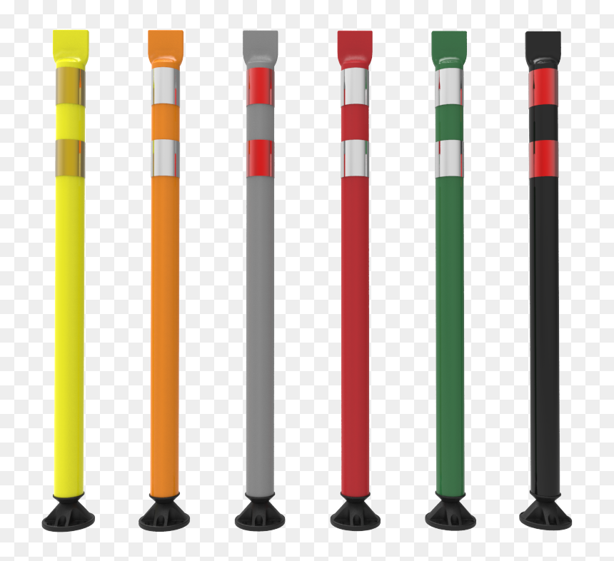 Tubular Markers - Column, HD Png Download - bike lane png