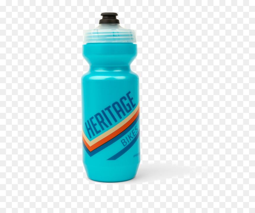 Pair Of Heritage Bikes & Coffee Purist Water Bottle - Water Bottle, HD Png Download - water bottle.png