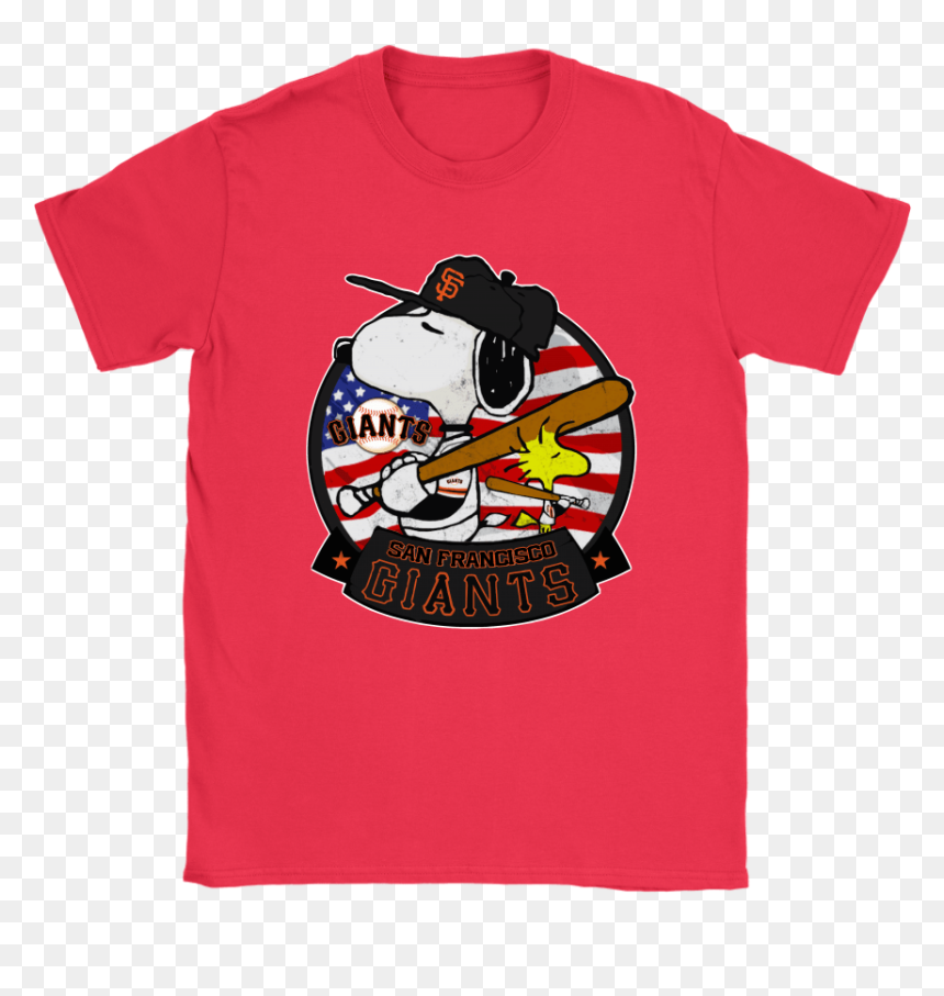 Baseball San Francisco Giants Woodstock And Snoopy - Oakland Raiders, HD Png Download - san francisco giants png